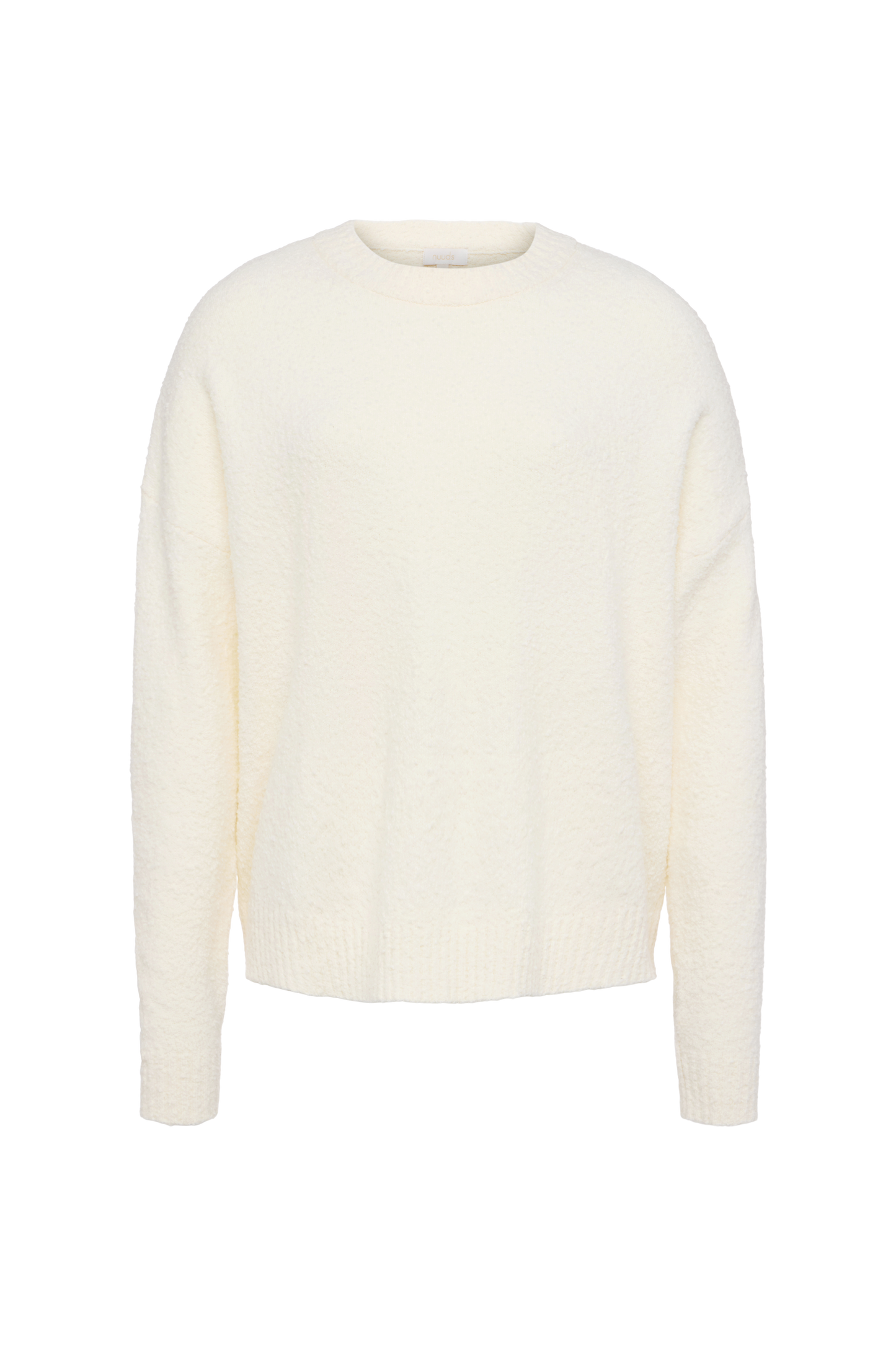 Boucle Crewneck Sweater | Pearl