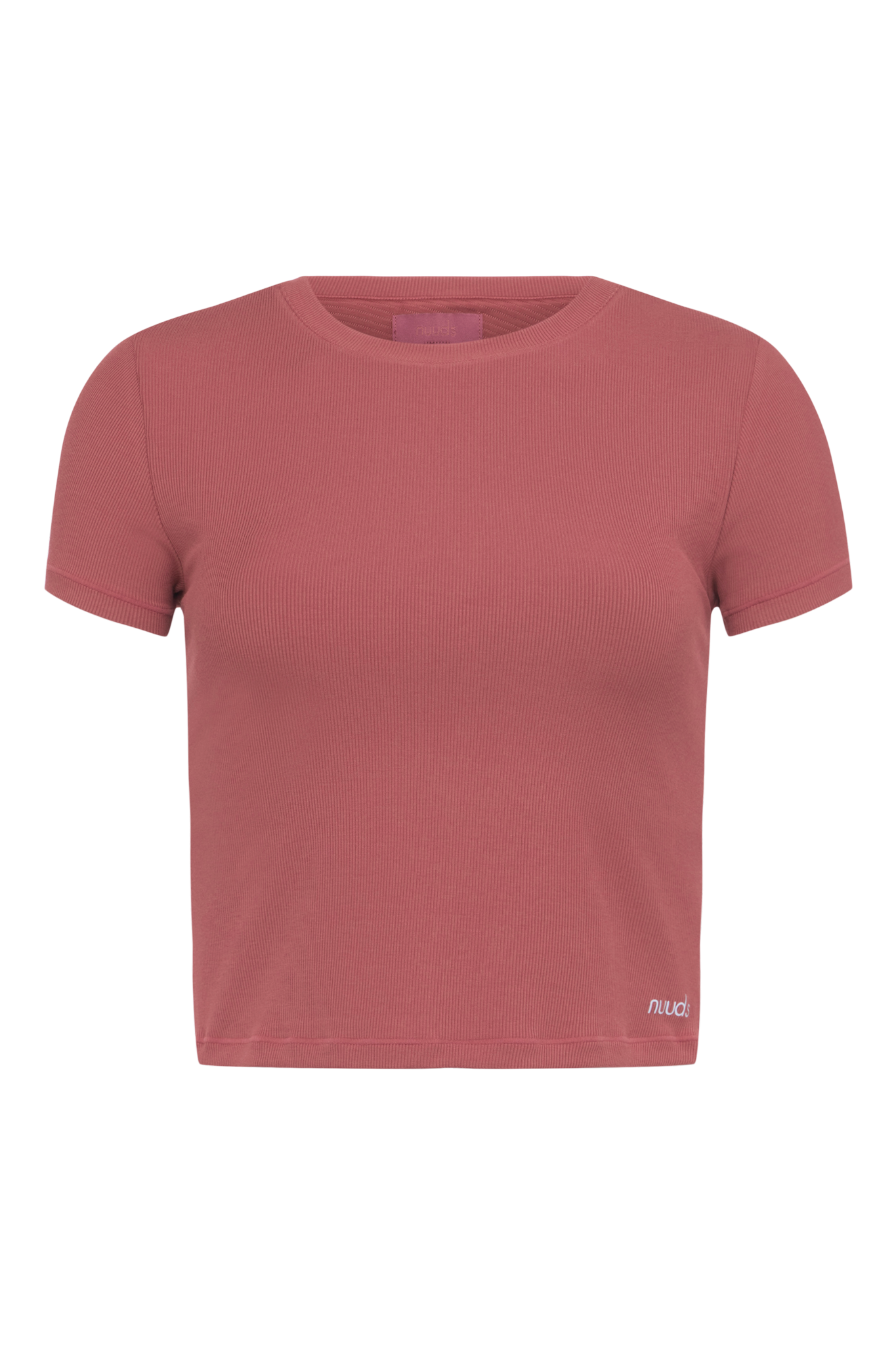 Sporty Rib Bra Tee | Mauve