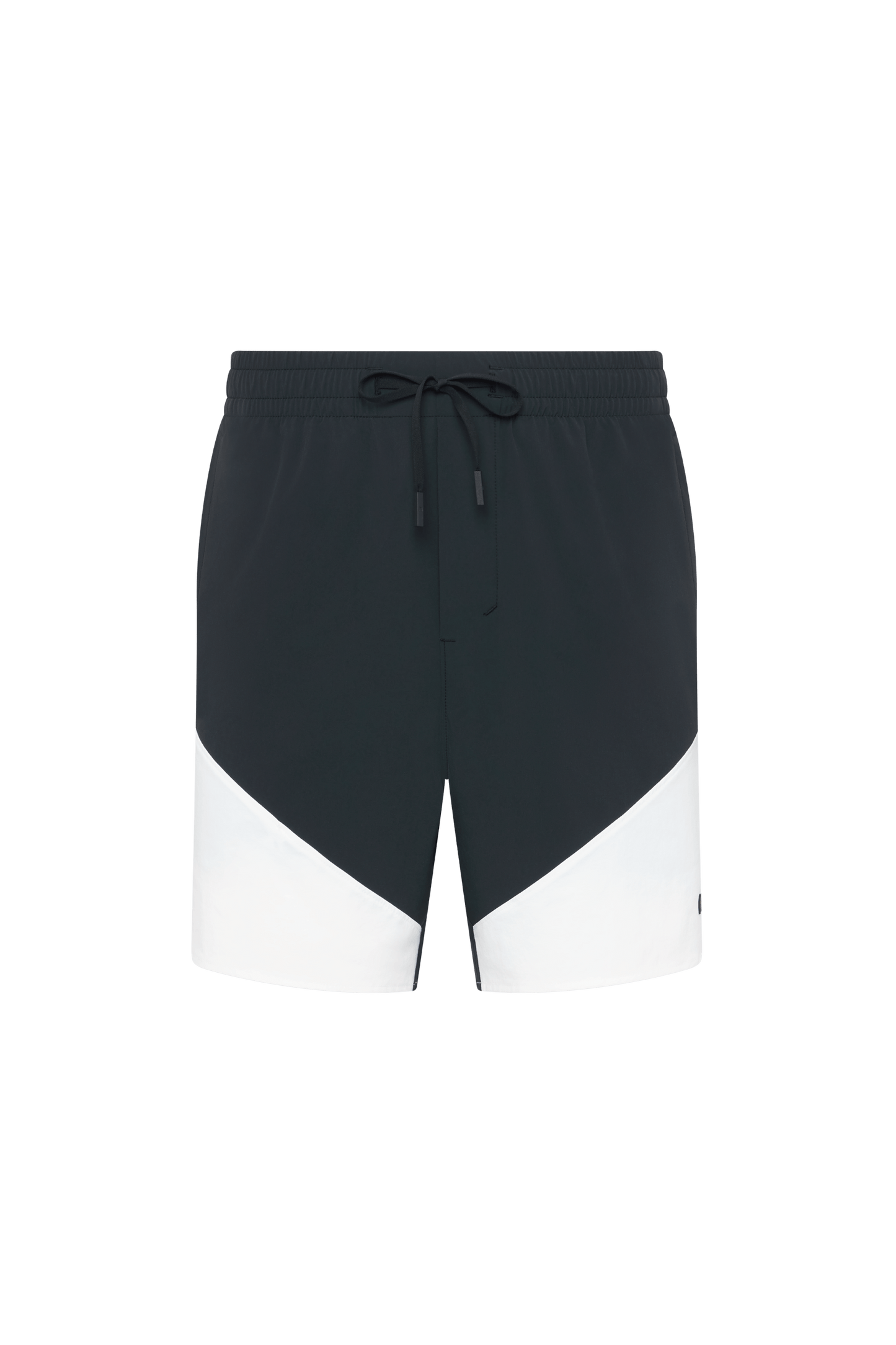 Contrast Panel Refine Short | Black/White