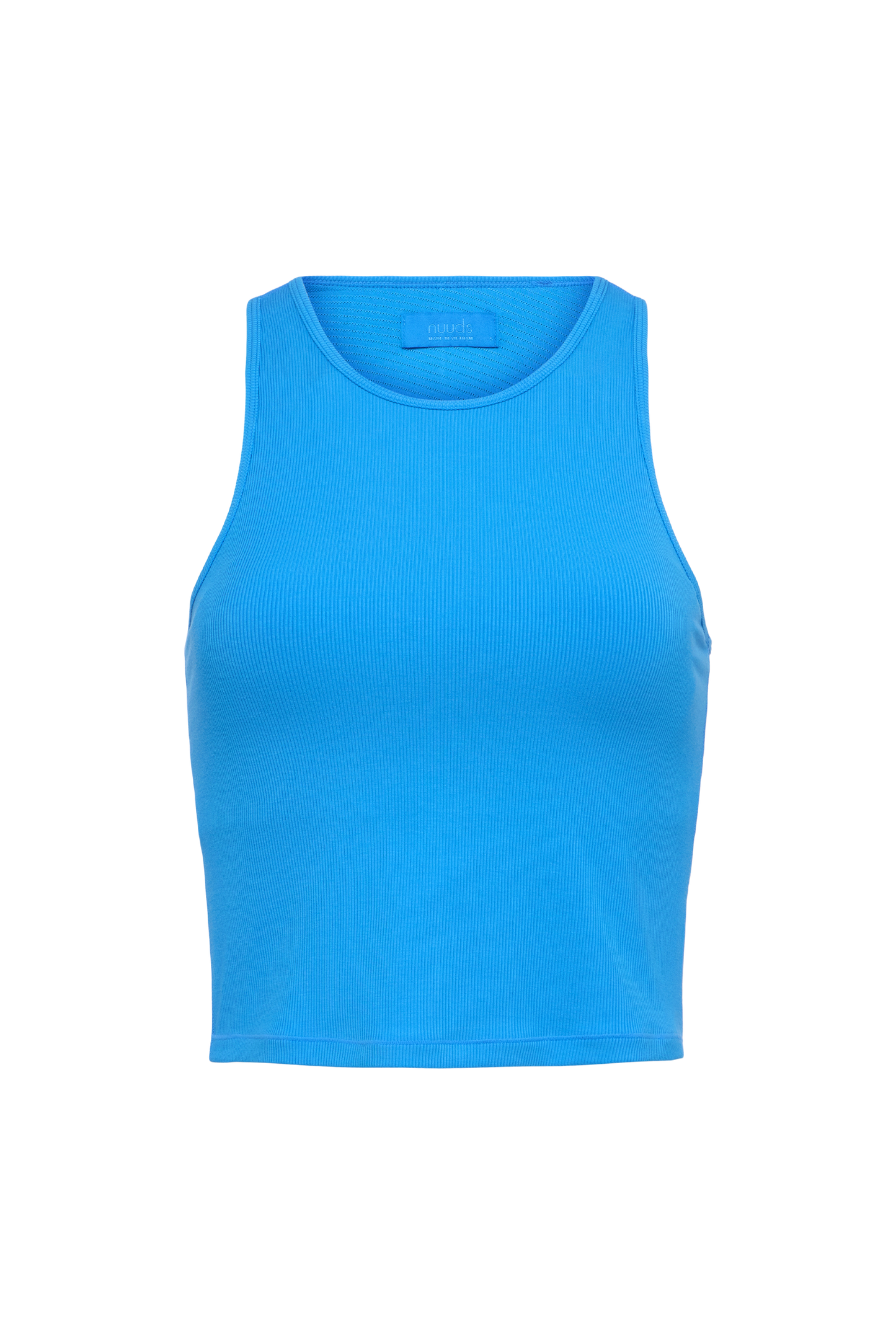 Sporty Rib Racer Tank | Cobalt