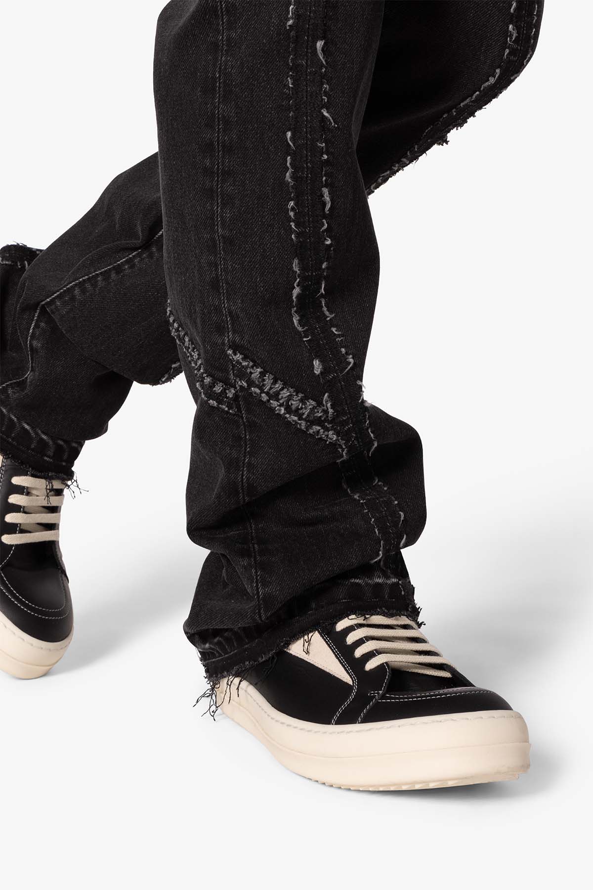 B705 Tear and Repair Denim - Black