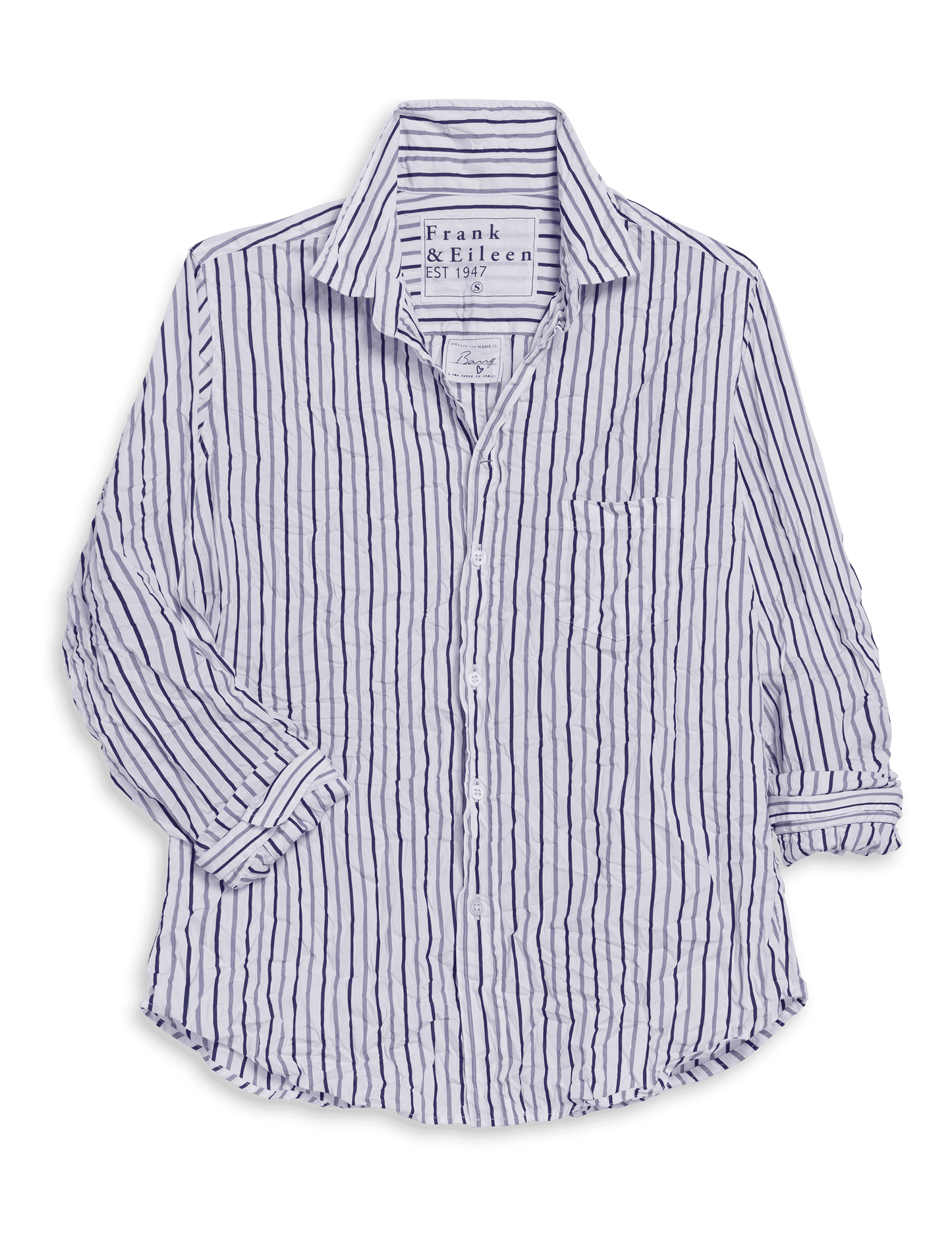 BARRY Multi Blue Stripe, Italian Superluxe