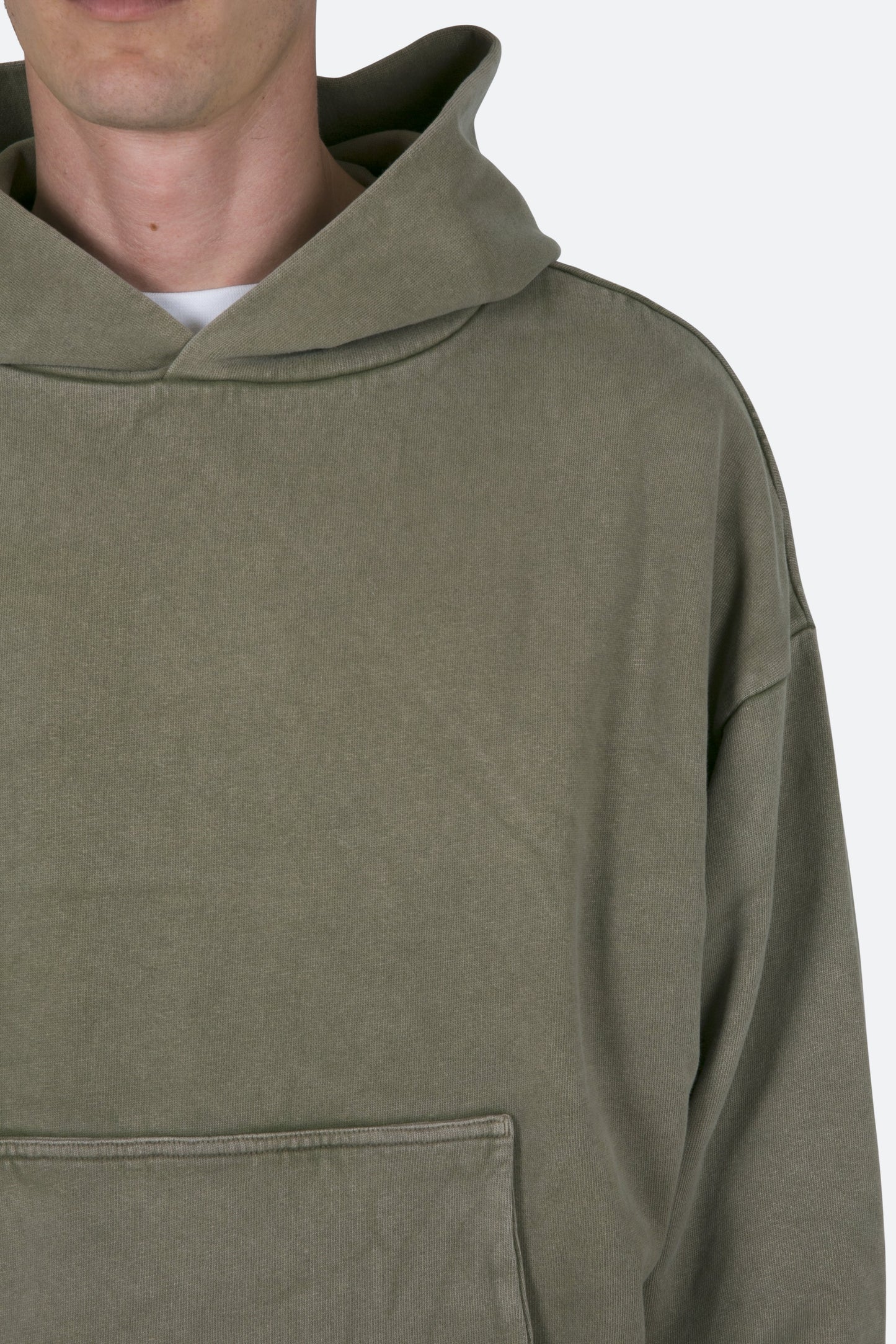 Double Layer Hoodie - Vintage Olive
