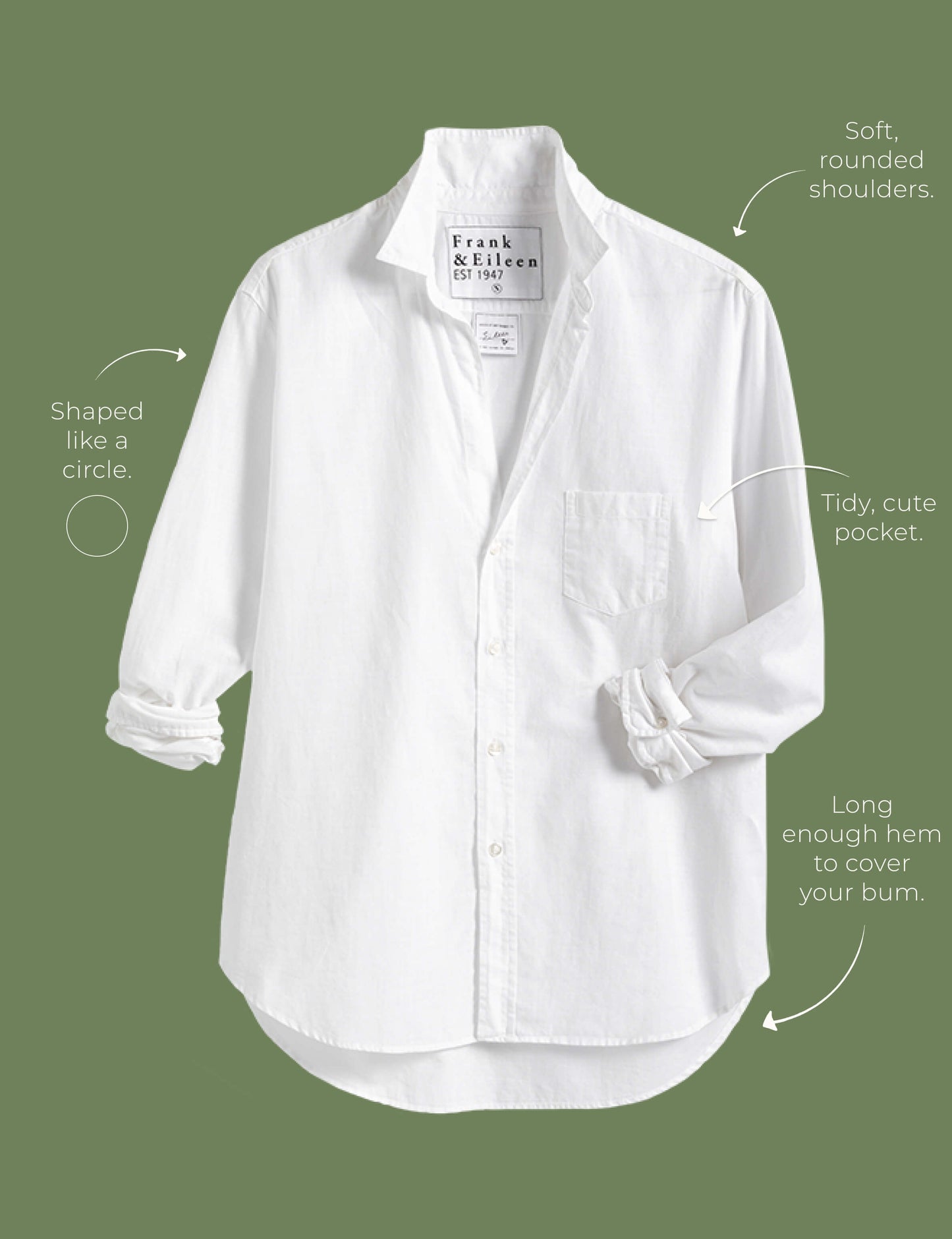 EILEEN White, Italian Classic Linen