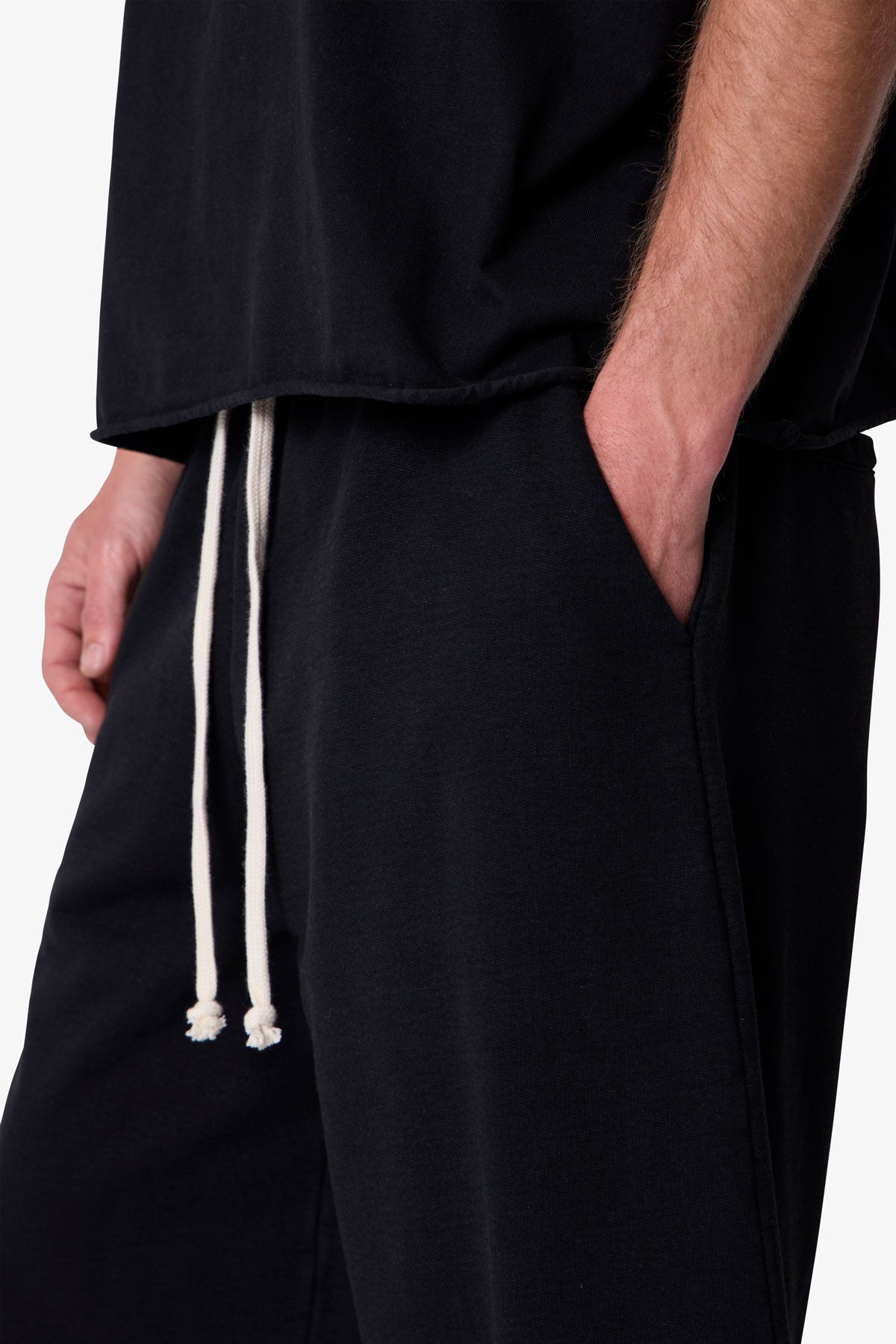 Extra Long Sweatshorts - Vintage Black