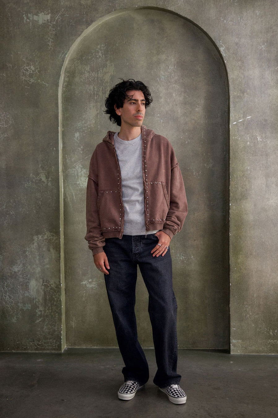G:05 Relaxed Straight Denim - Stone Wash Black