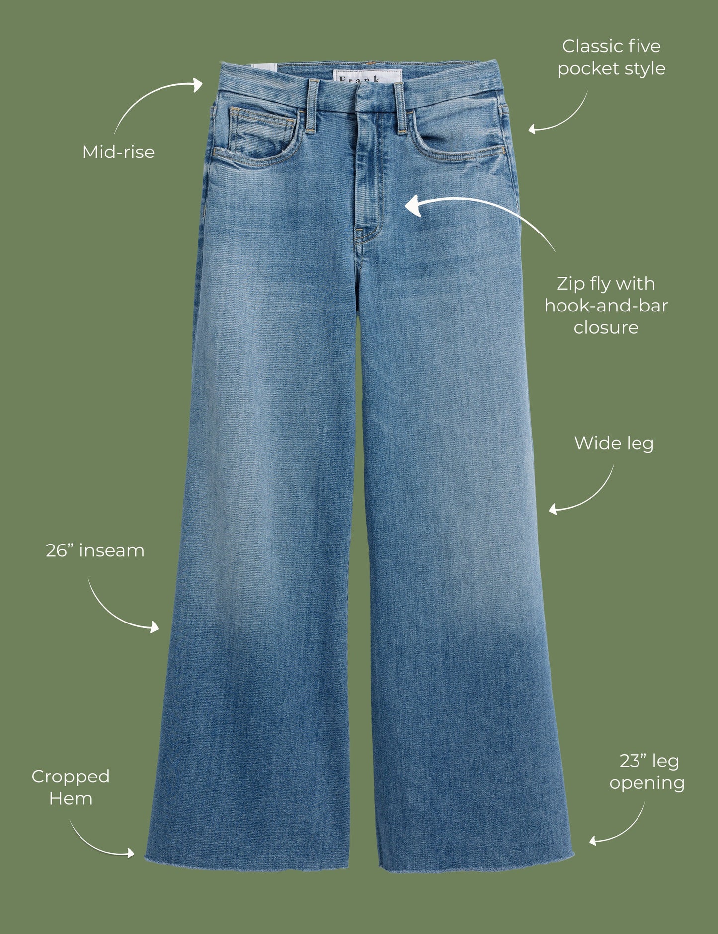 GALWAY 26" 1967 Wash, Italian Dream™ Denim