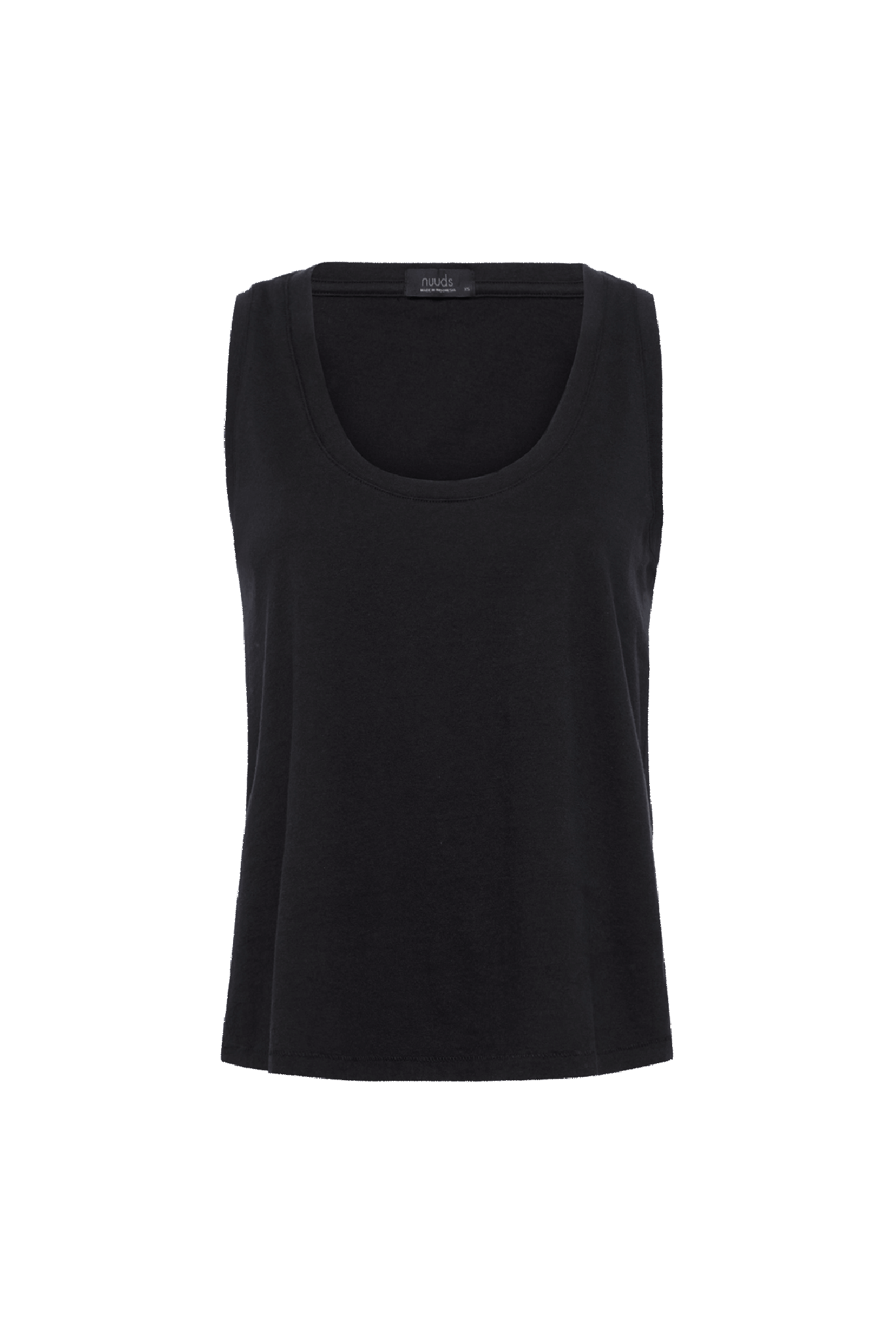 Soft Cotton Everyday Tank | Black