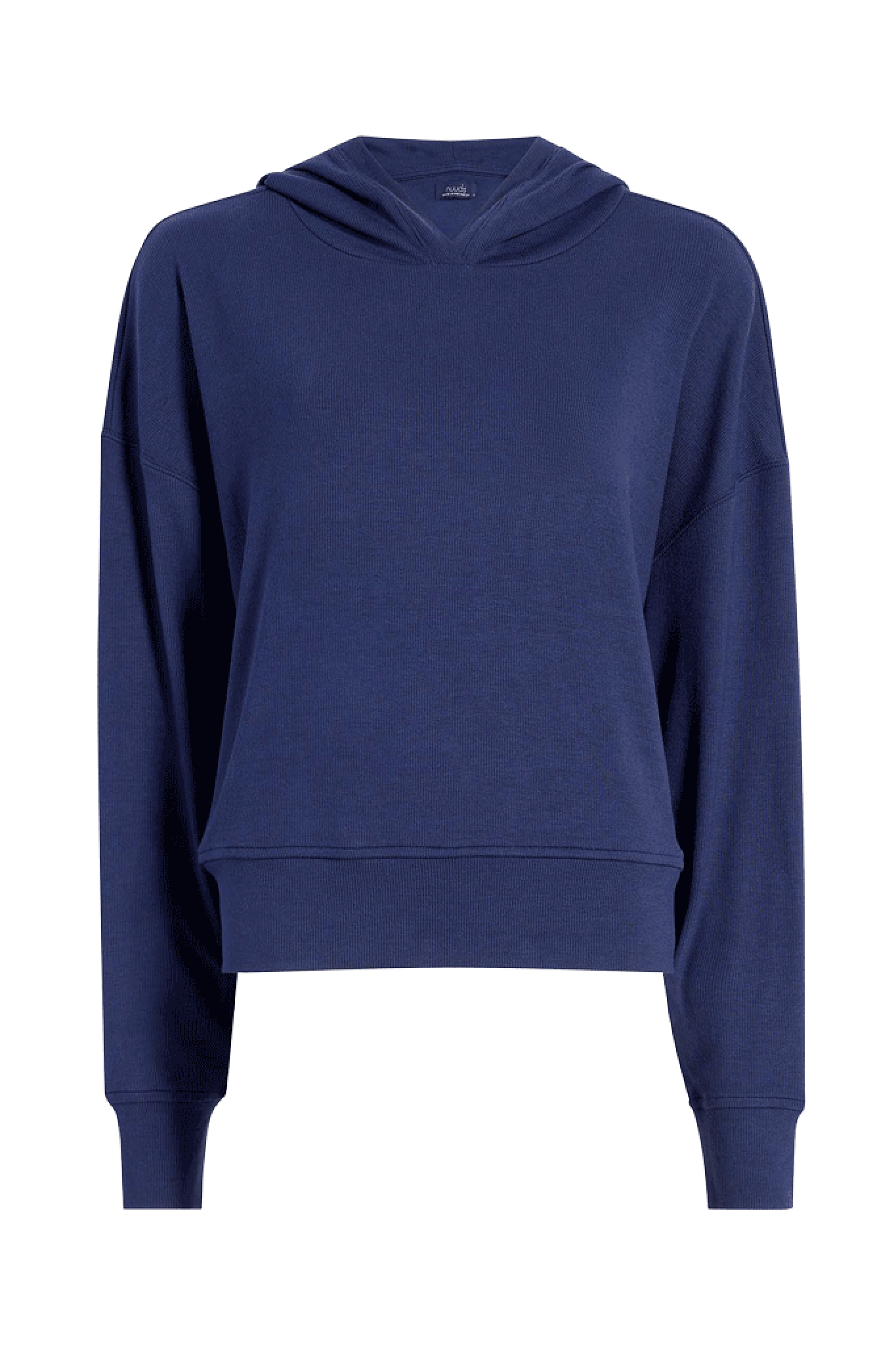 Slinky Rib Hoodie | Navy