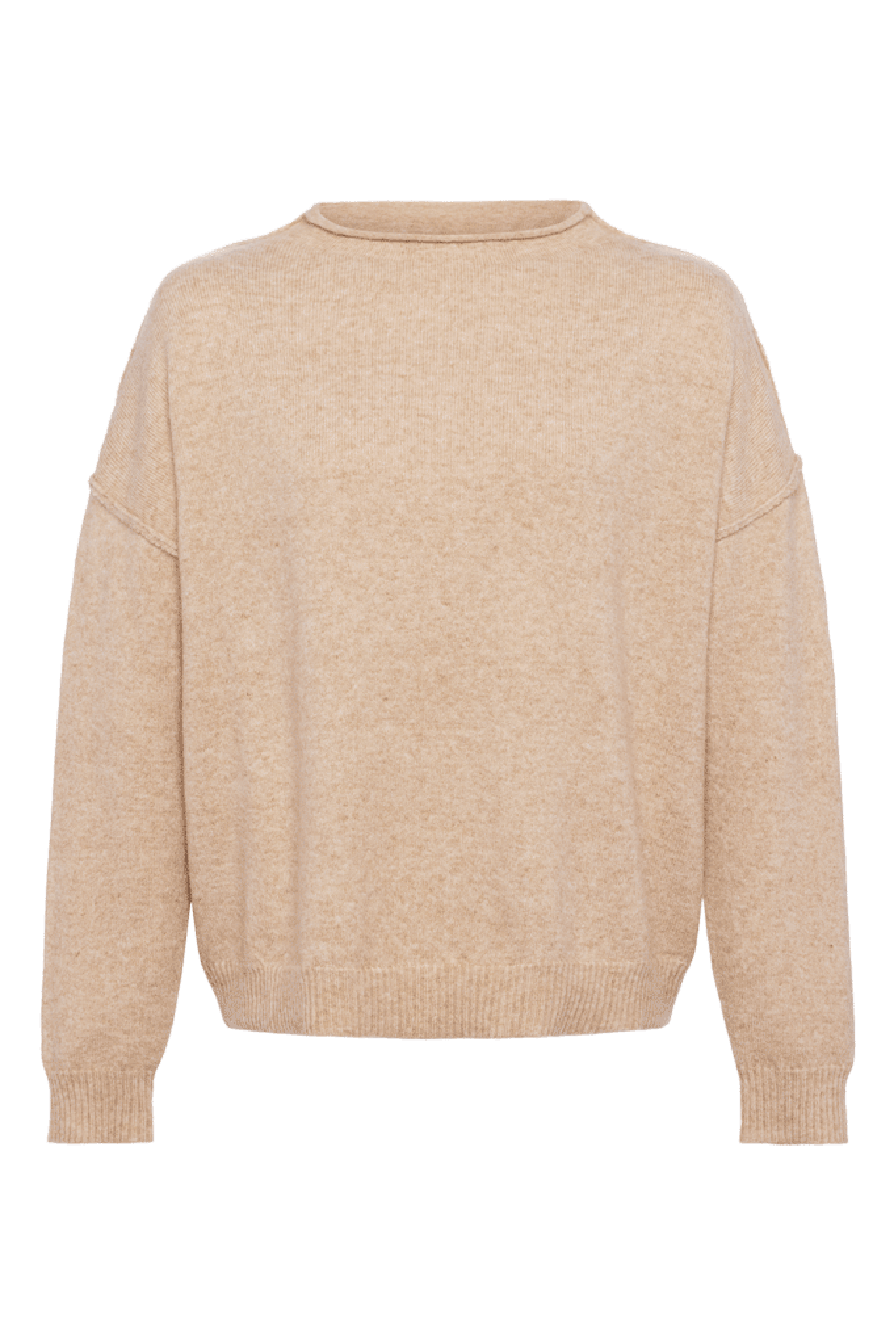 Cozy Knit Mockneck Sweater | Heather Oat