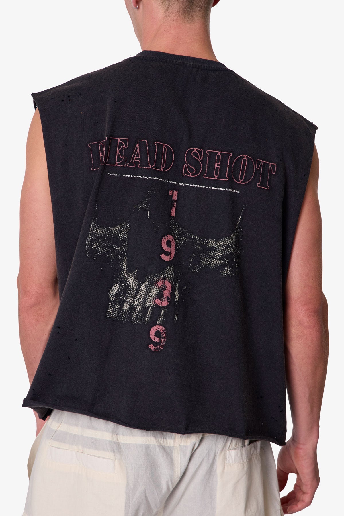 Head Shot Tank - Washed Black