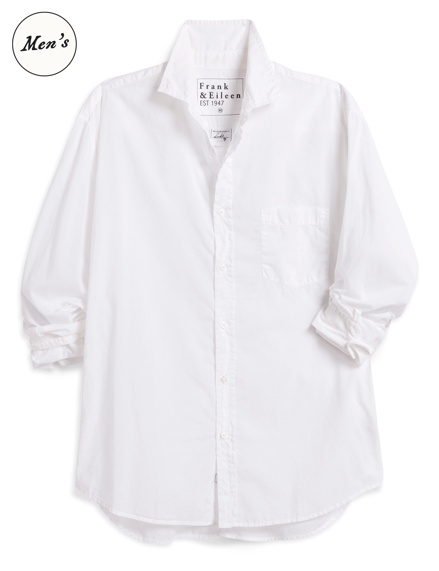 LUKE White, Italian Featherweight Poplin