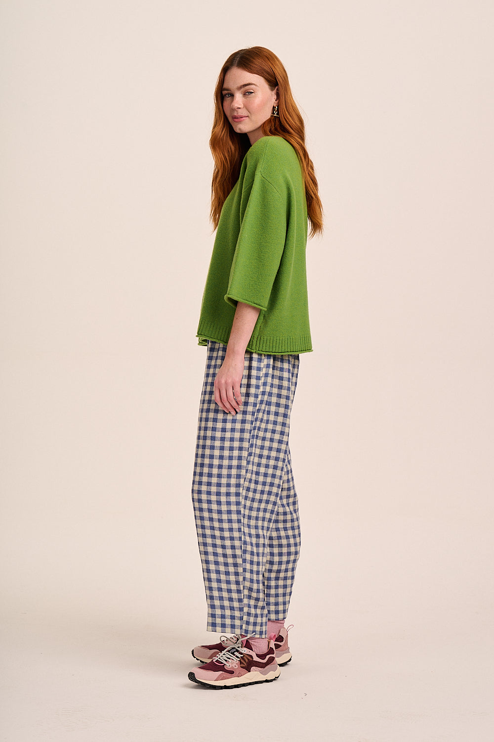 Lulu Knitted Merino Wool TShirt - Green