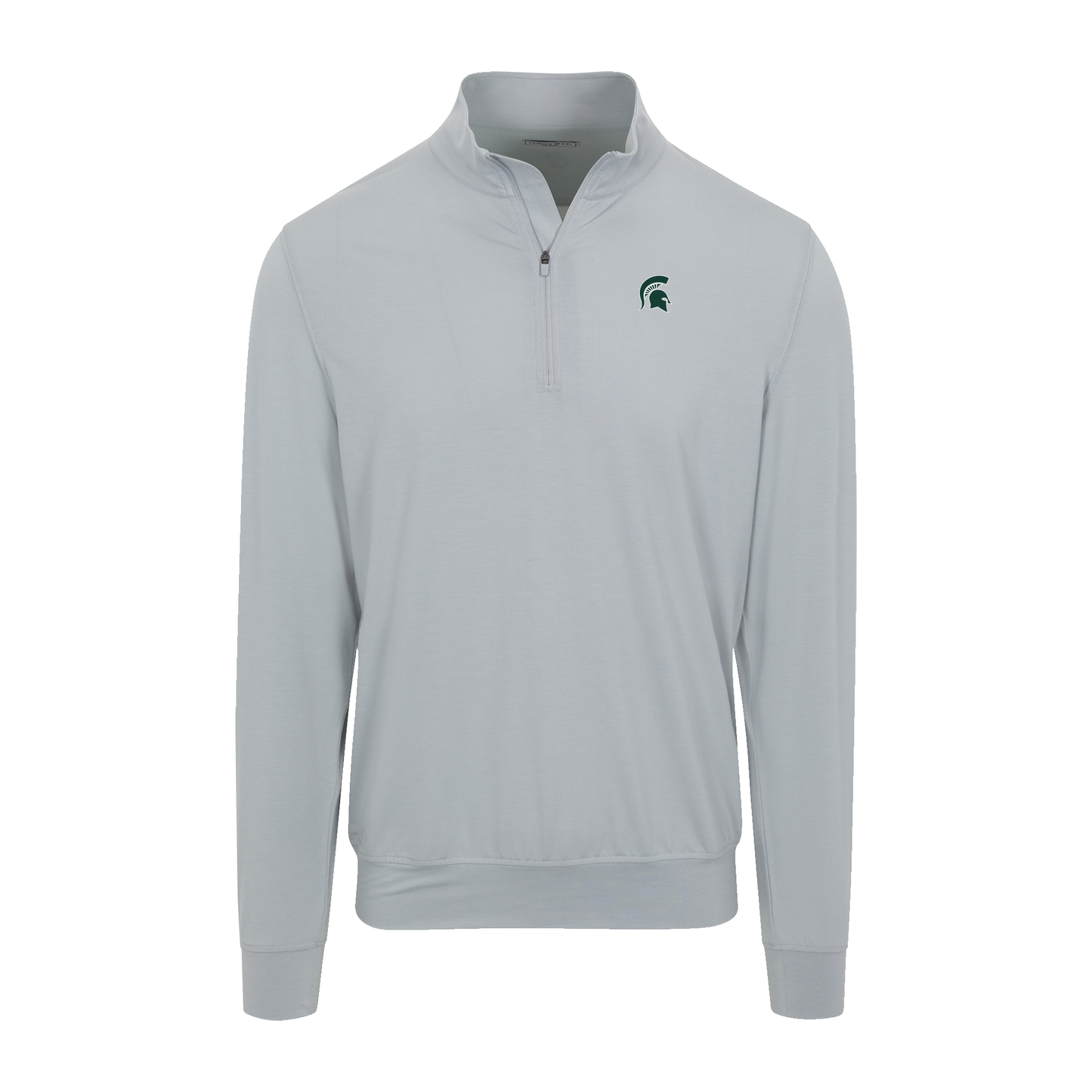 Michigan State Velocity Performance Quarter Zip Light Grey