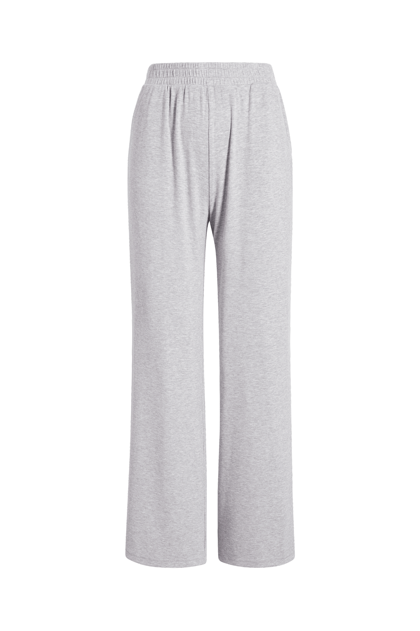 Slinky Rib Lounge Pant | Heather Grey