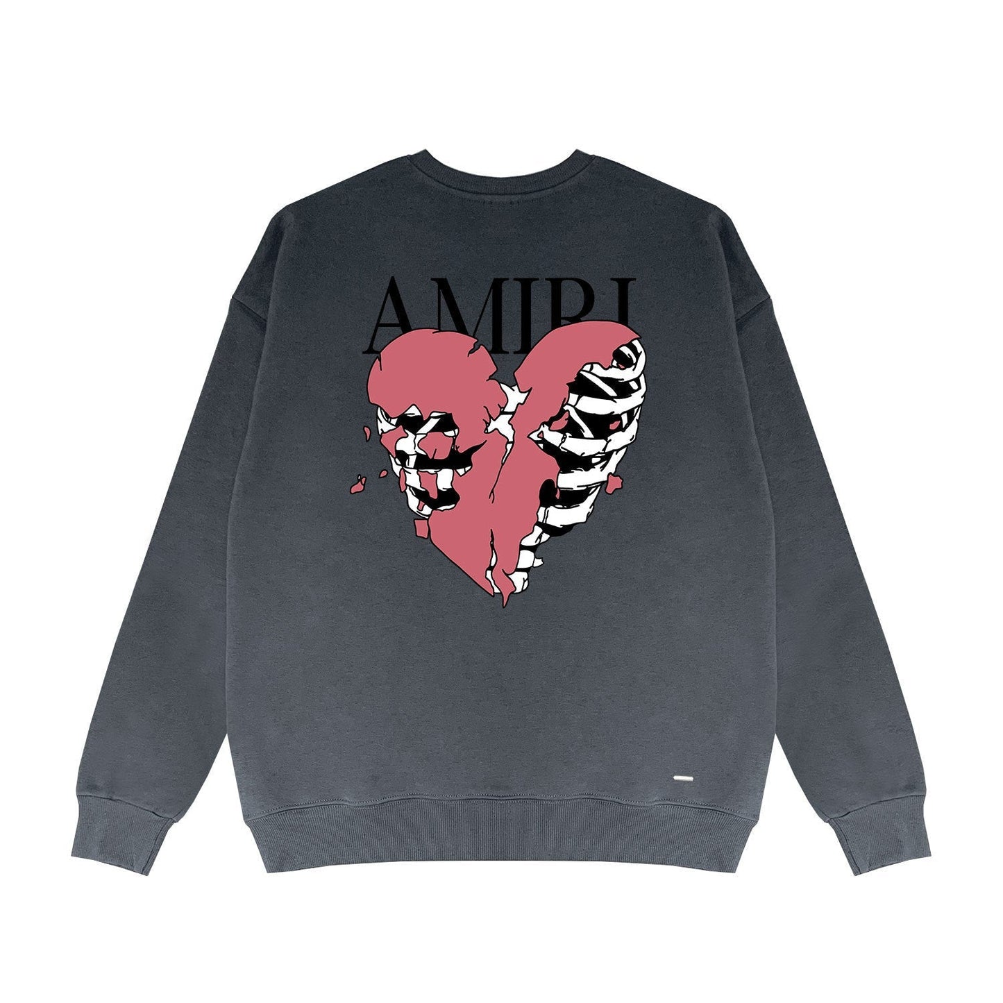 Amiri Long Sleeved Shirt Fashion Brand Crew Sweatshirts round Neck Sweater