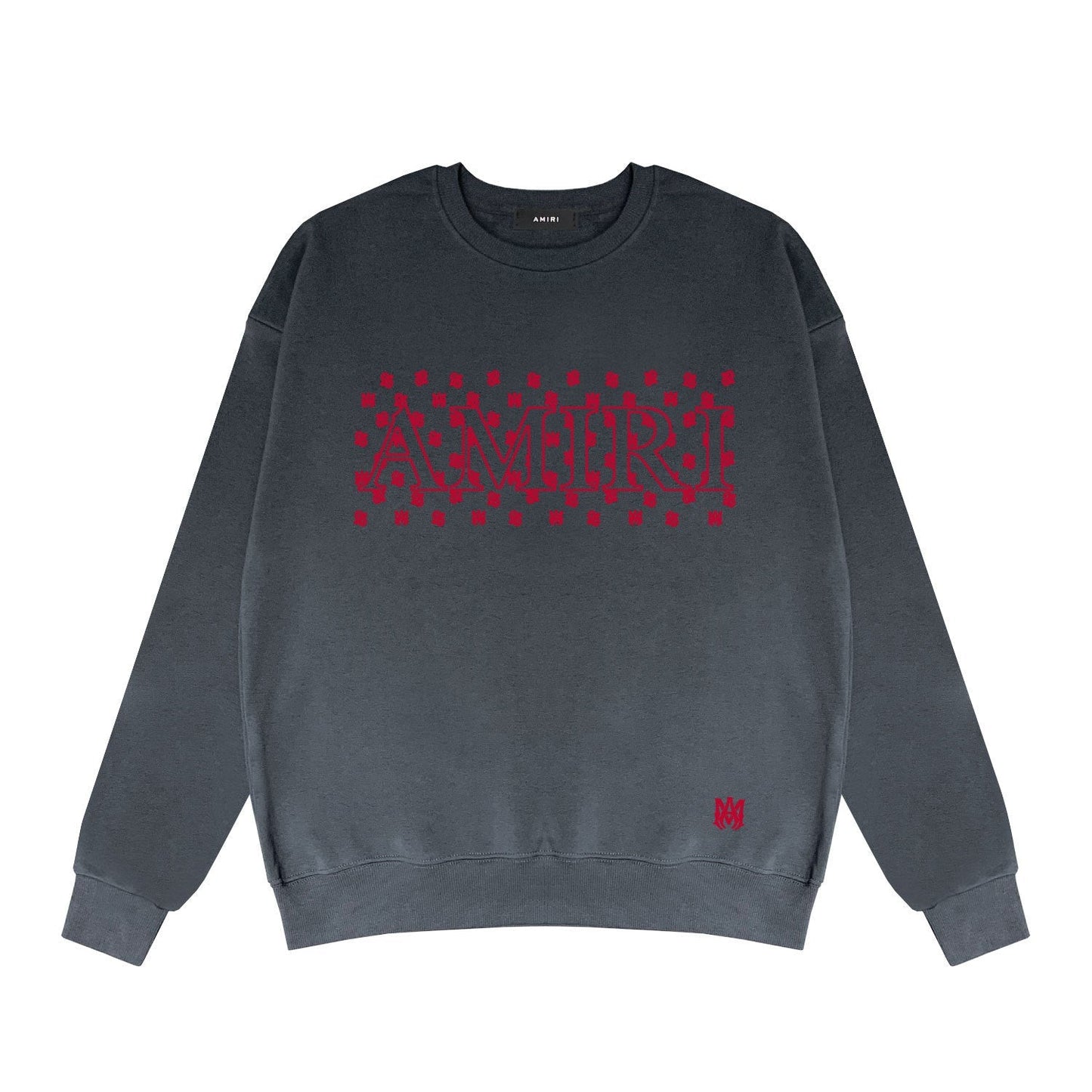 Amiri Long Sleeved Shirt Fashion Brand Crew Sweatshirts round Neck Sweater