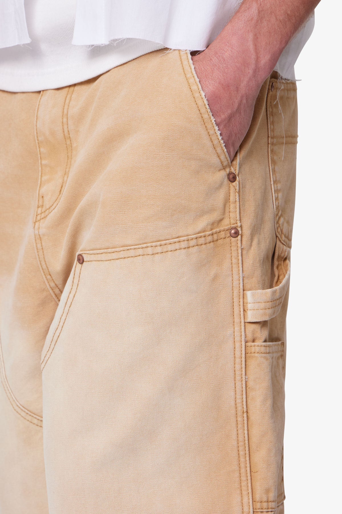 Ultra Baggy Carpenter Shorts - Washed Tan