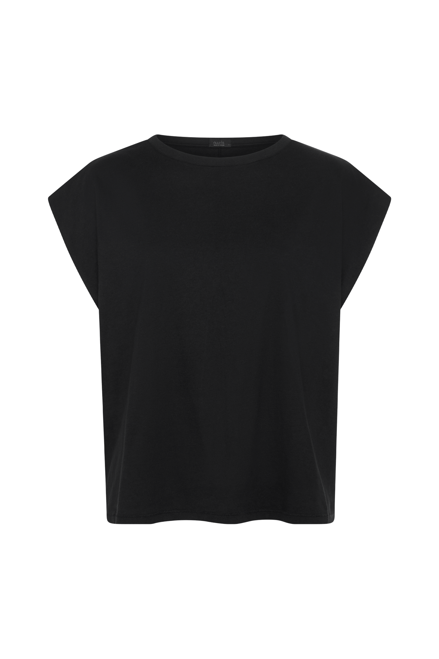 Soft Cotton Muscle Tee | Black