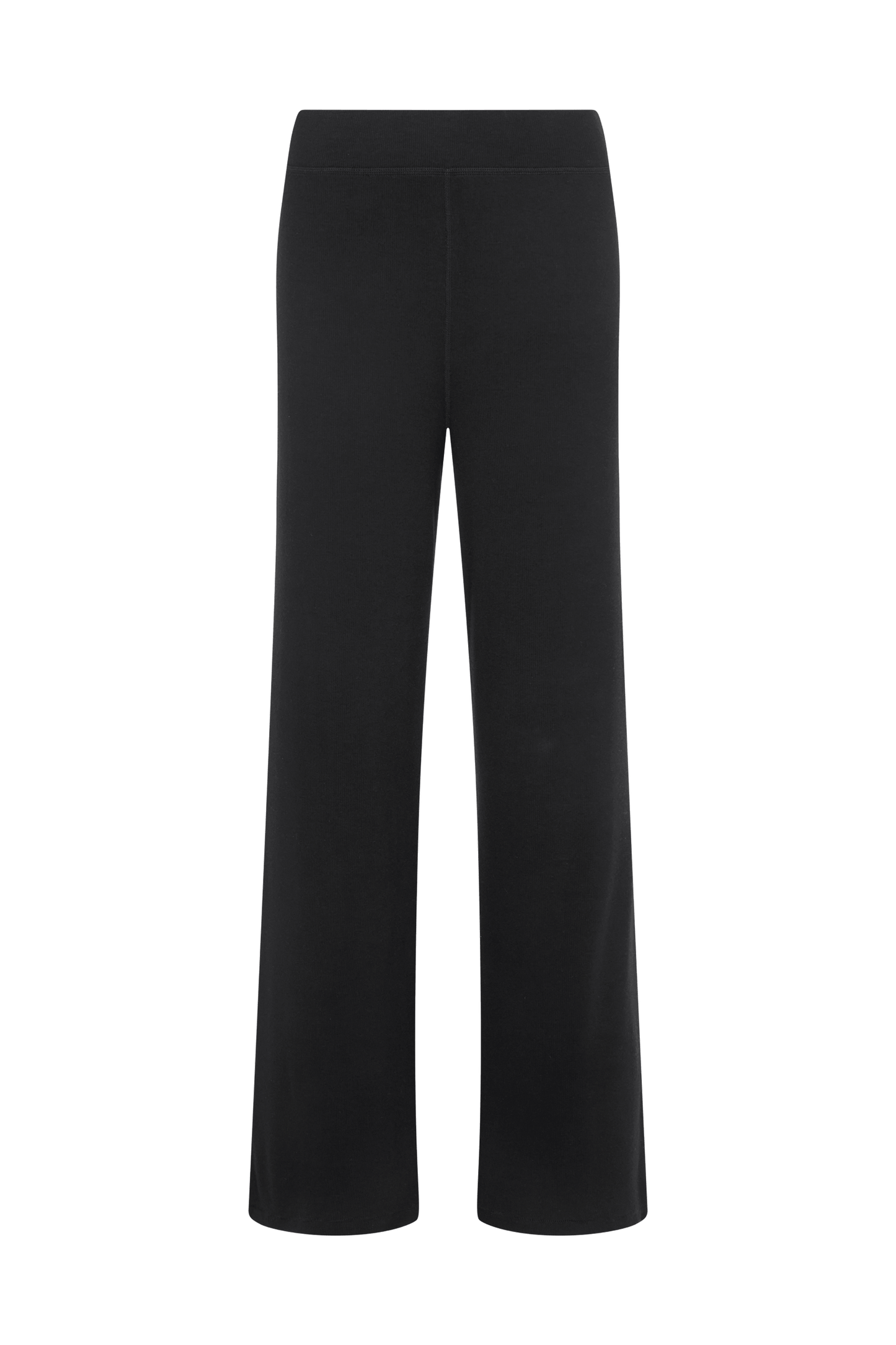 Slinky Rib Streamline Pant | Black