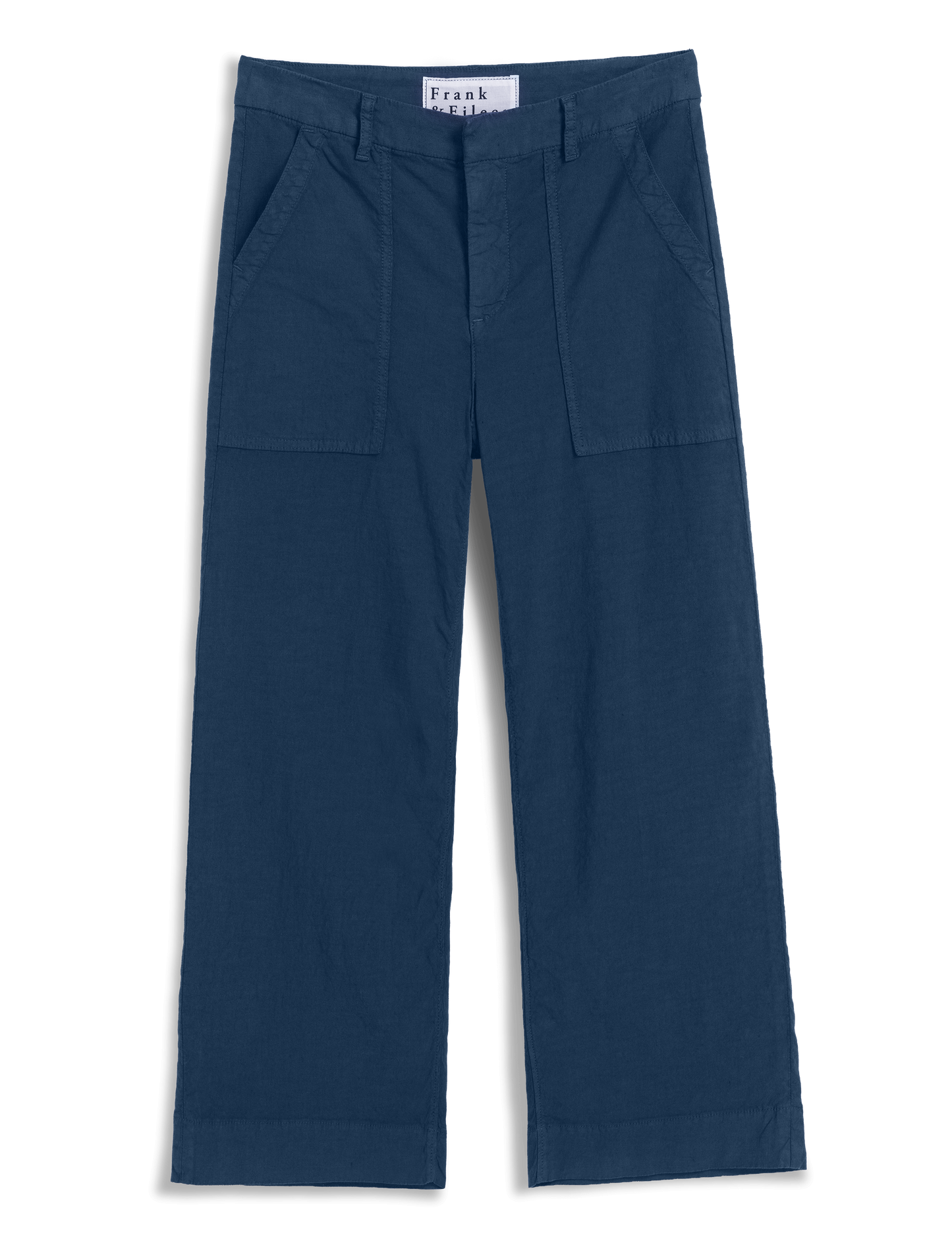 WEXFORD PATCH POCKET Summer Navy, Italian Performance Linen