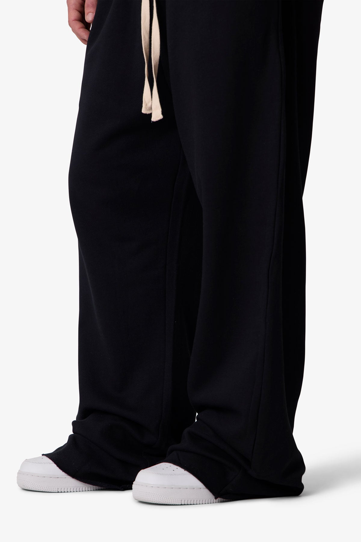 Washed Ultra Baggy Sweatpants - Black