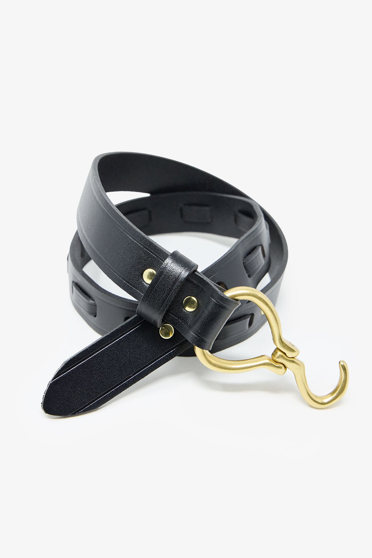 Western Hook Belt - Black