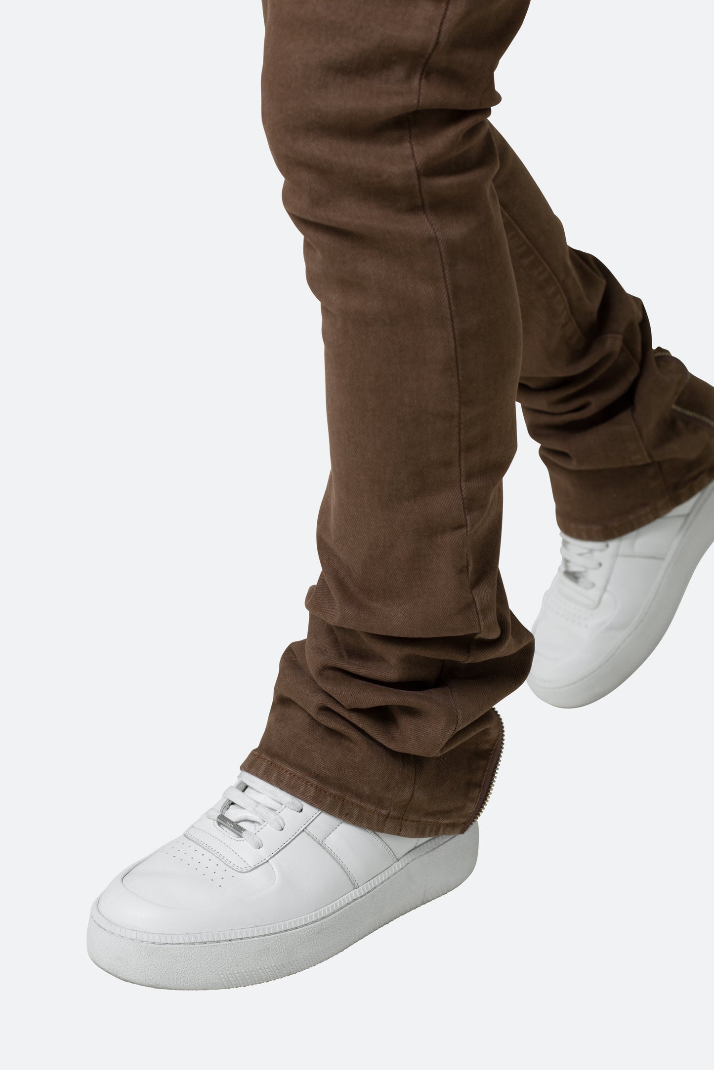 X491 Convertible Skinny Denim - Brown