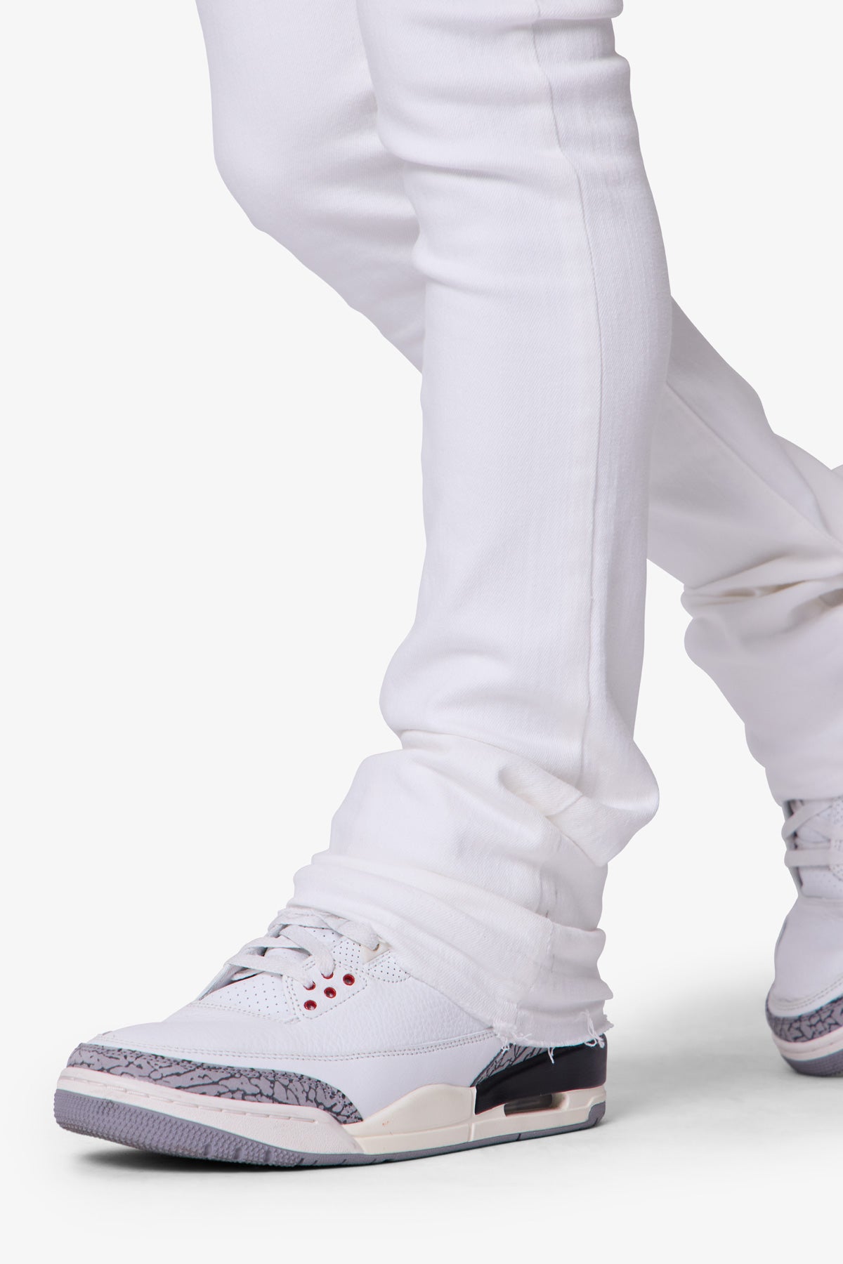 X514 Skinny Stacked Denim - White