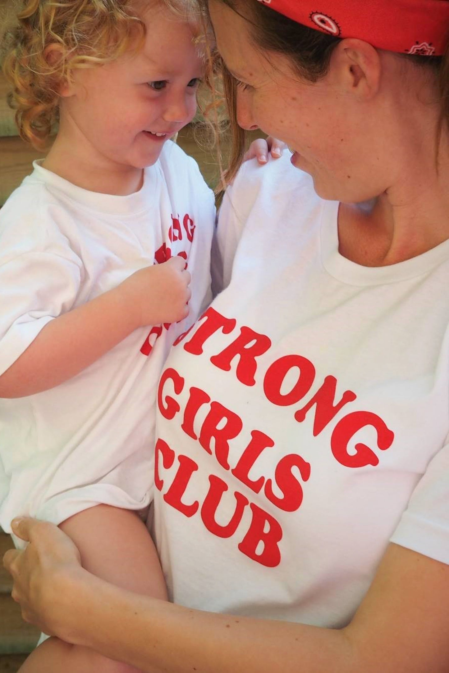 Strong Little Girls Club TShirt - White