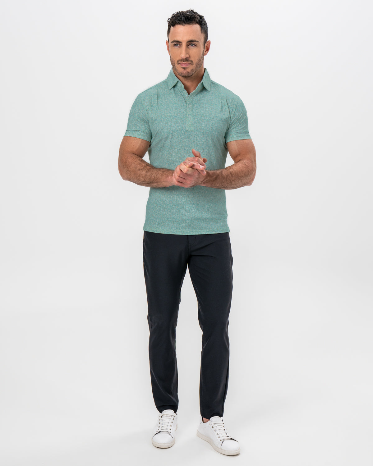 "The Drift" Seafoam Floral Print