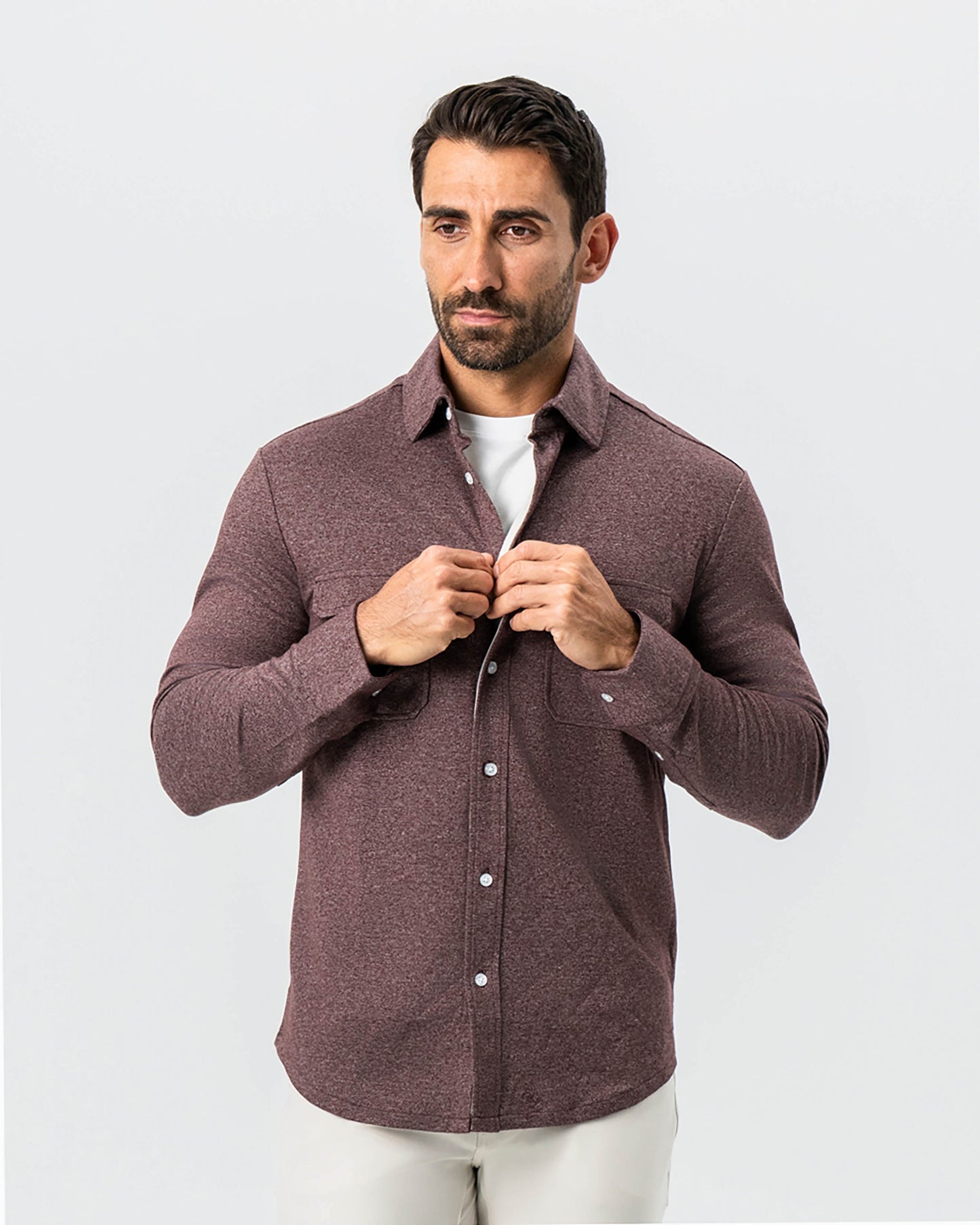 Patch Pocket Button Down - Brown