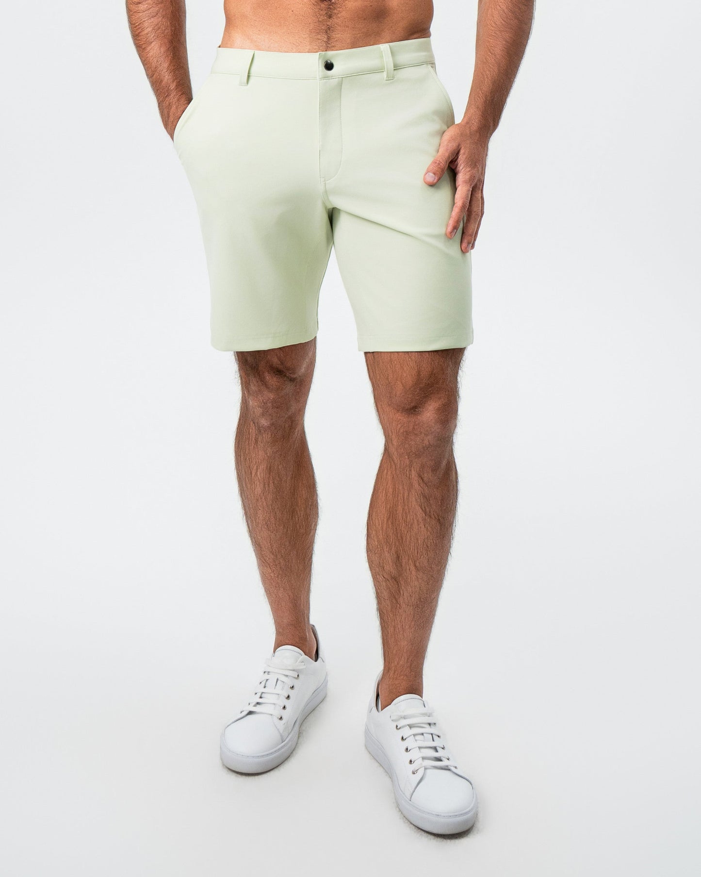 Athletic Fit Shorts - Mint Green