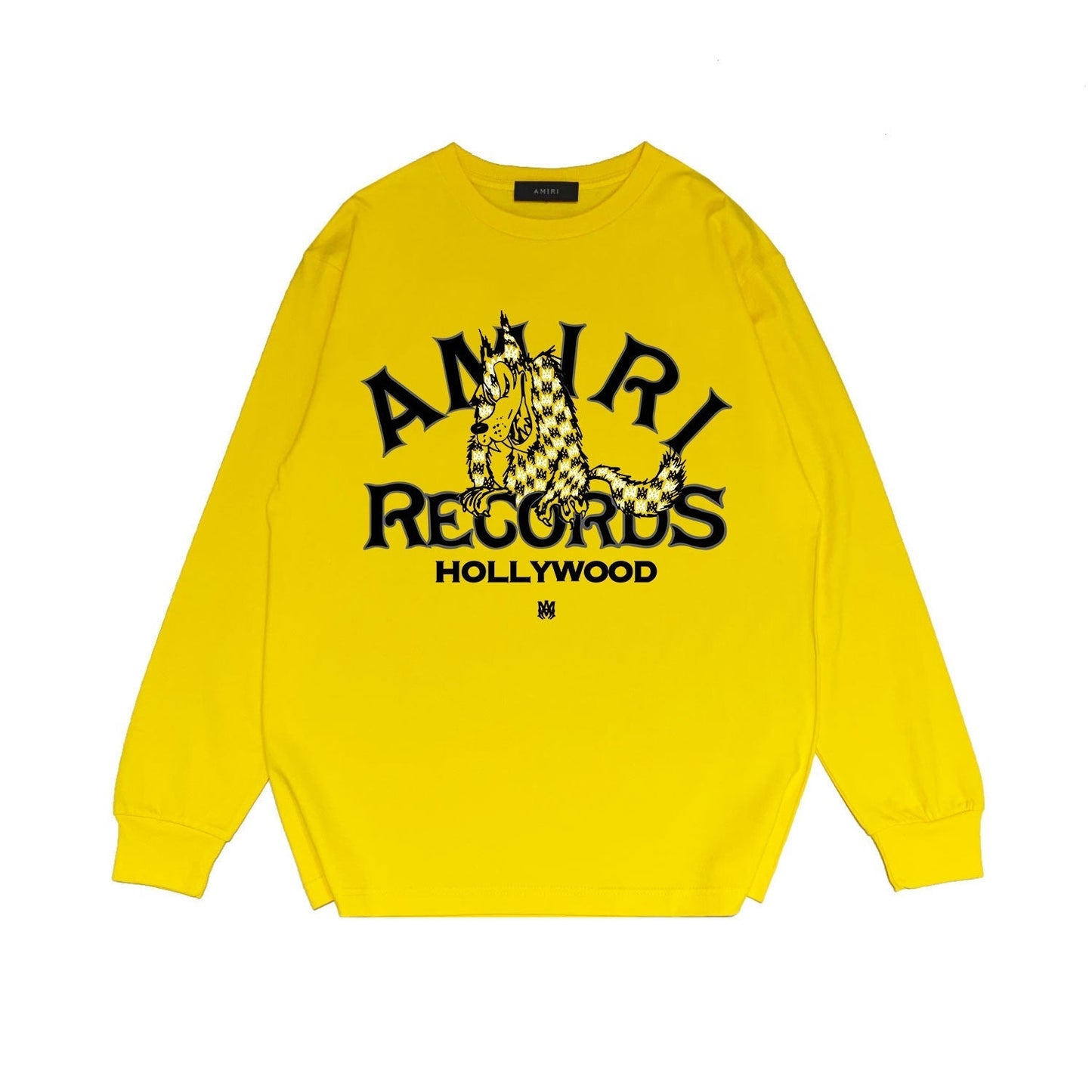 Amiri Long Sleeved Shirt Printed Trendy Pure Cotton