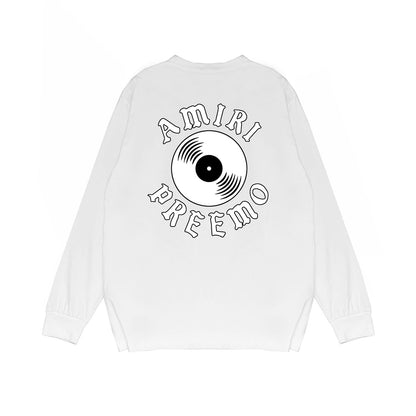 Amiri Long Sleeved Shirt Printed Trendy Pure Cotton
