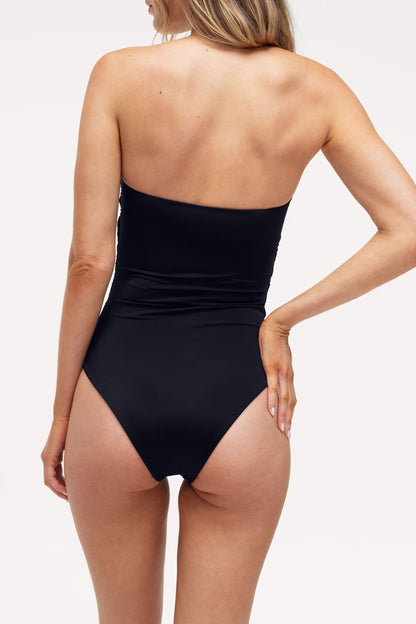 Ruched One Piece | Black