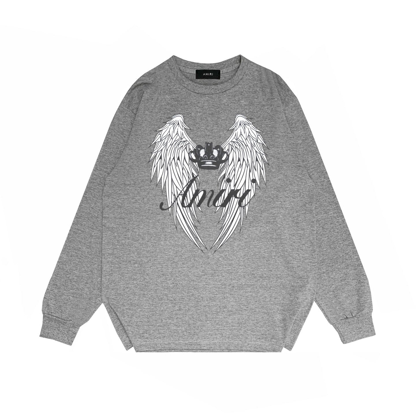 Amiri Long Sleeved Shirt Printed Trendy Pure Cotton