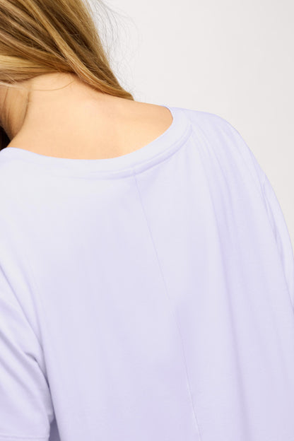 V-Neck Pajama Tee | Lilac