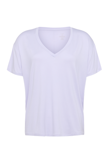 V-Neck Pajama Tee | Lilac