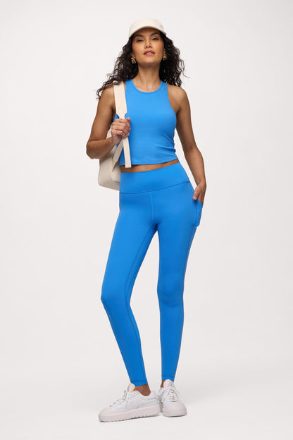 Motion Legging with Pocket | Cobalt