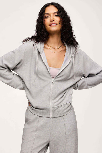 Performance Waffle Zip-Up Hoodie