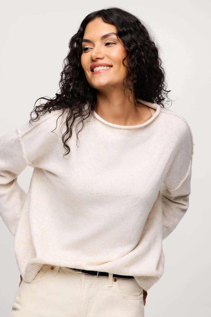 Cozy Knit Mockneck Sweater