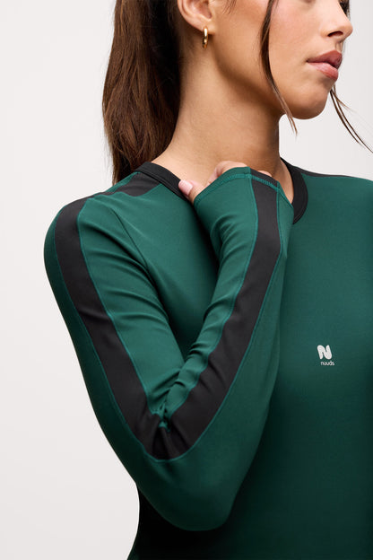 Motion Contrast Long Sleeve Top | Blackpine