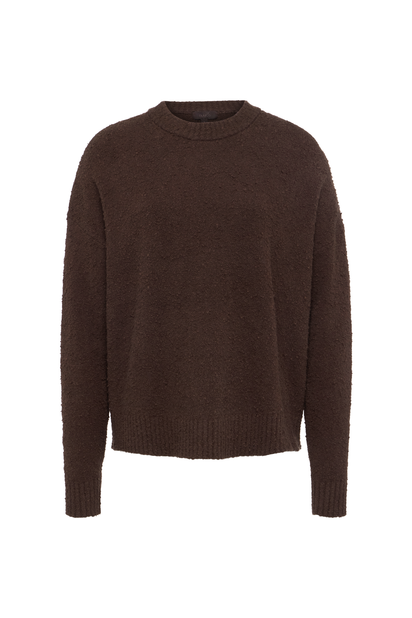Boucle Crewneck Sweater | Espresso