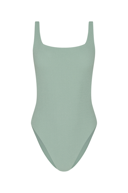 Square Neck One Piece | Crispy Pistachio