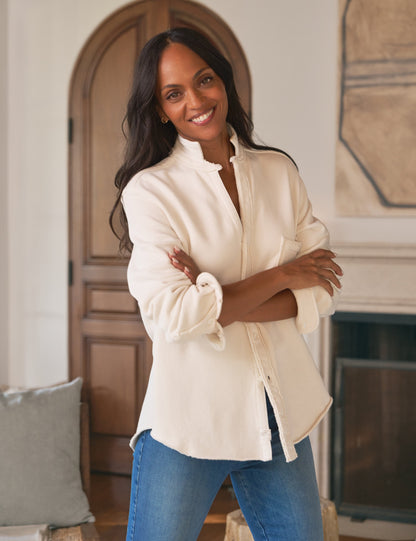 EILEEN Vintage White, Triple Terry