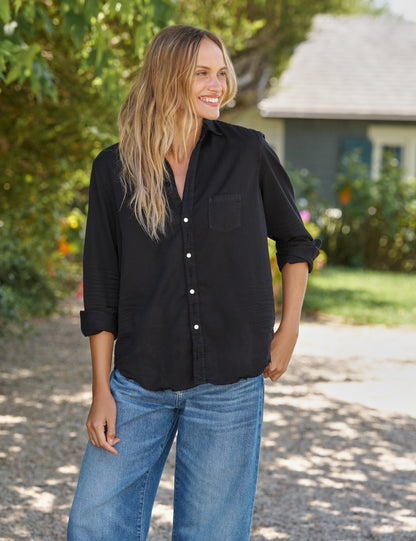 EILEEN Charlotte on Black Denim, Famous Denim