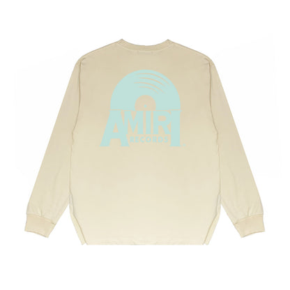 Amiri Long Sleeved Shirt Printed Trendy Pure Cotton