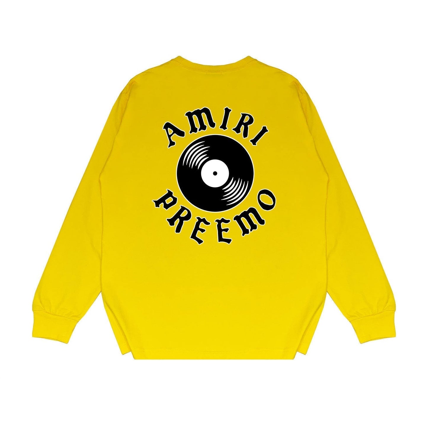 Amiri Long Sleeved Shirt Printed Trendy Pure Cotton