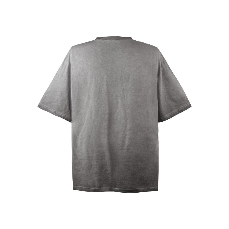 American vintage street T-shirt pure cotton retro men's and women's summer loose